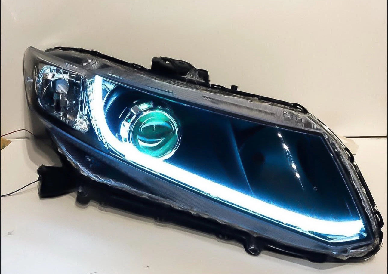 Black Headlights For 2012-2015 Honda Civic Sedan 4-Door 2012 2013 Coupe Headlamp