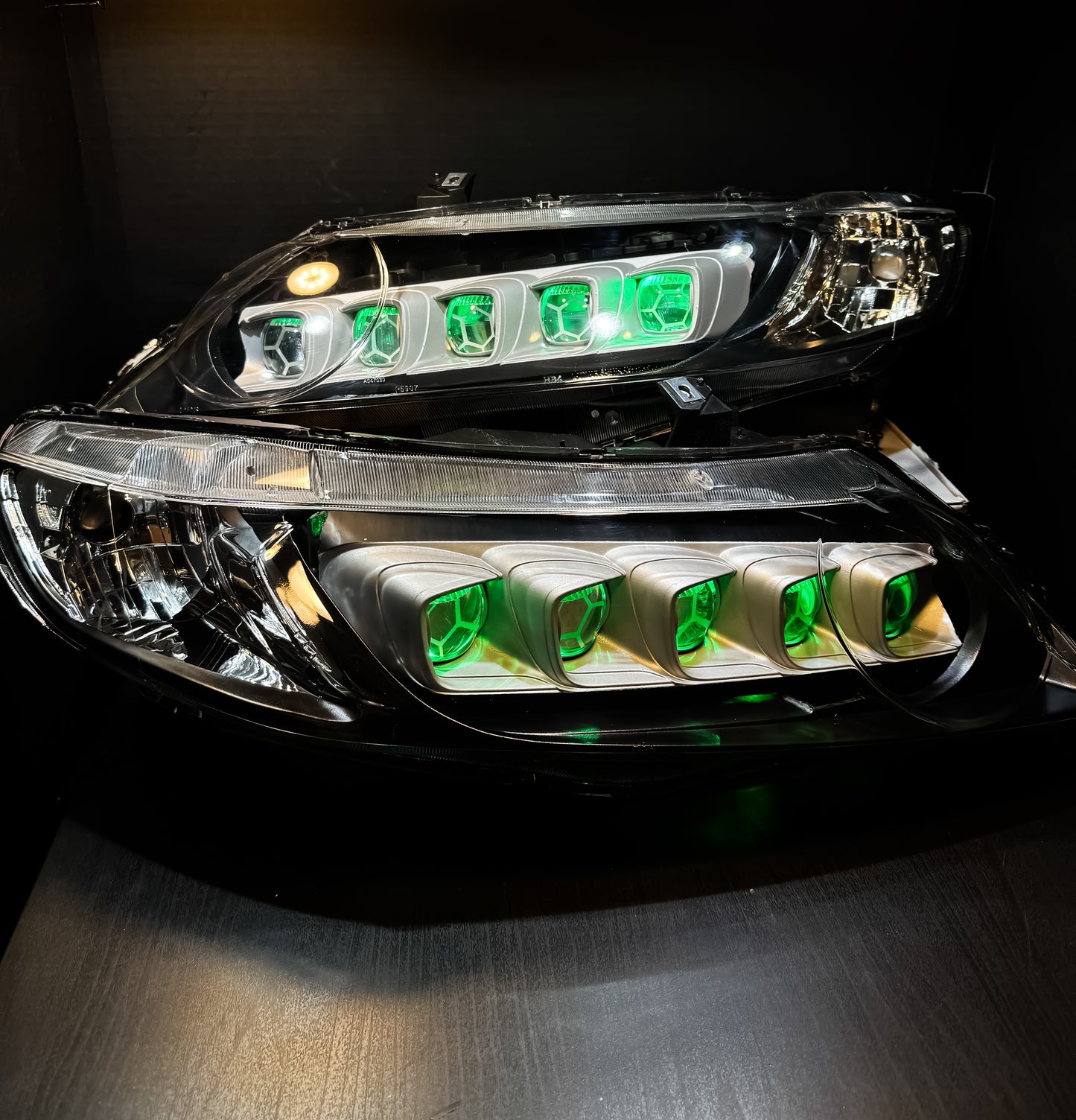 2006-2011 Honda Civic Sedan Jewel Eye Headlights RGB