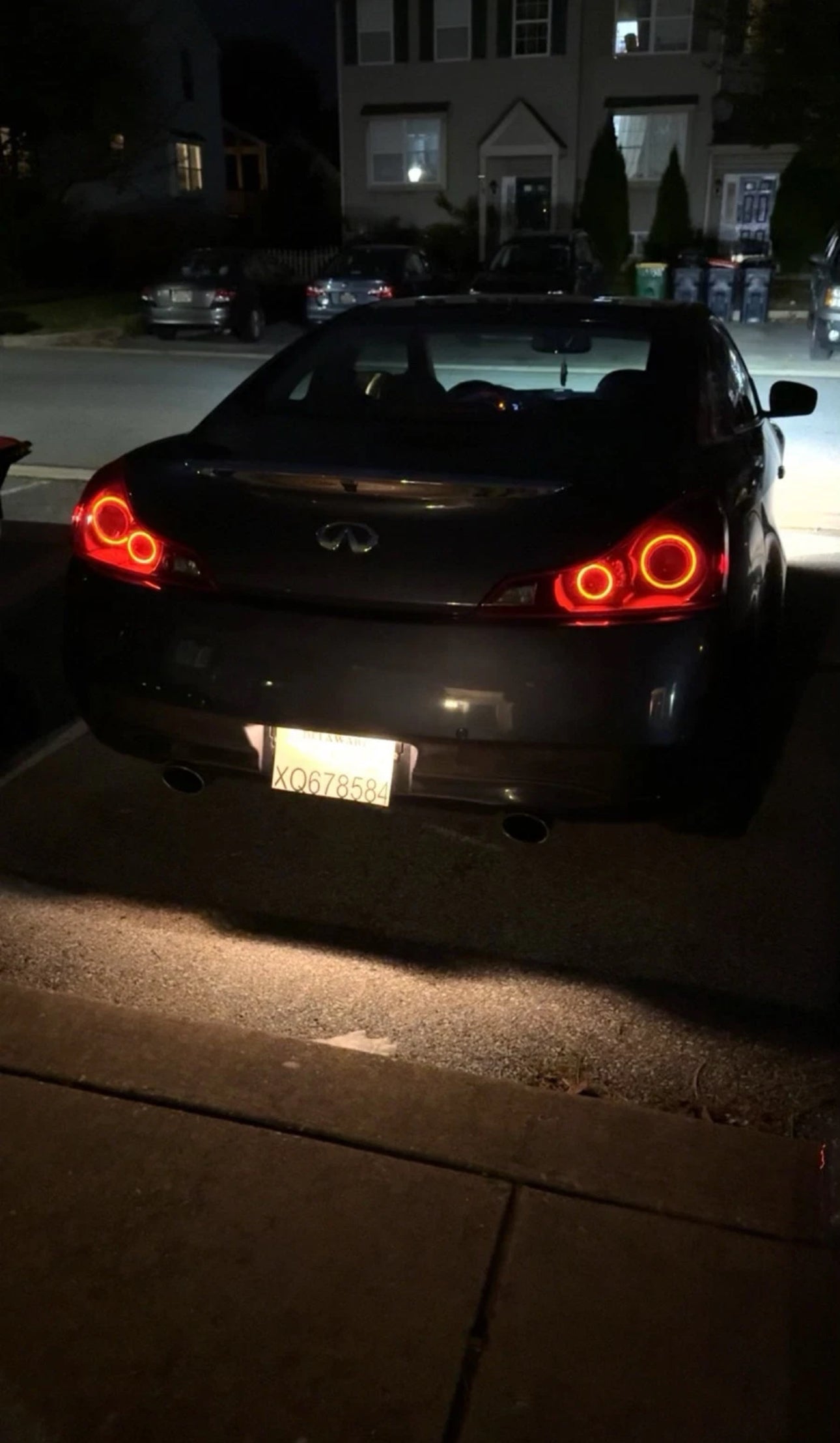 Infiniti G37 Coupe Halo Tail Lights DIY kit