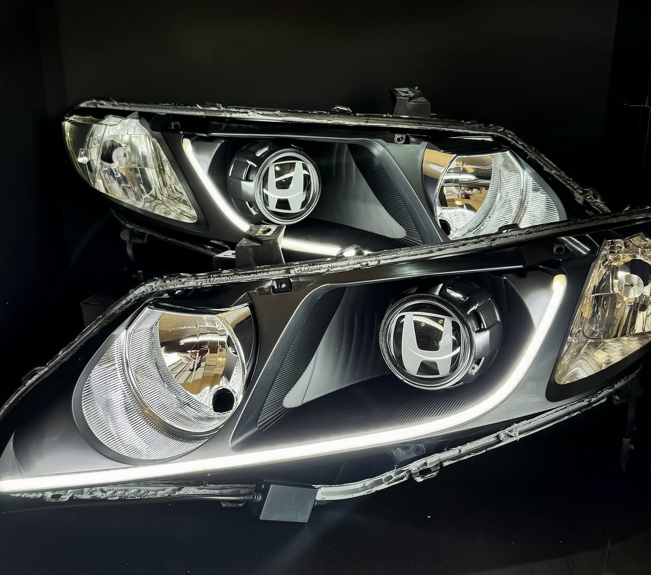 Custom Etched Lenses Service | Personalized Car Headlight & Taillight Designs