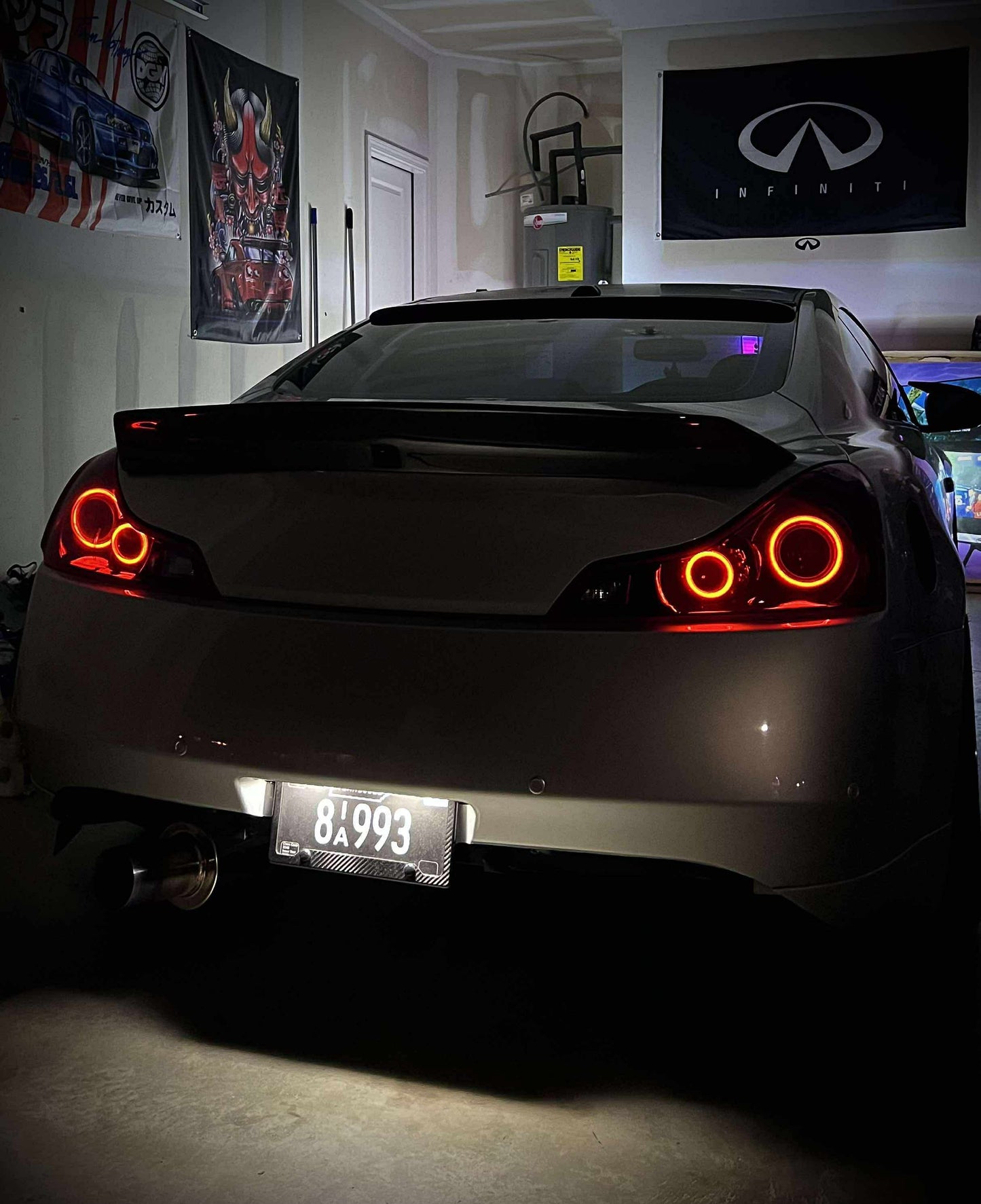 G37 Coupe Halo Tail Lights