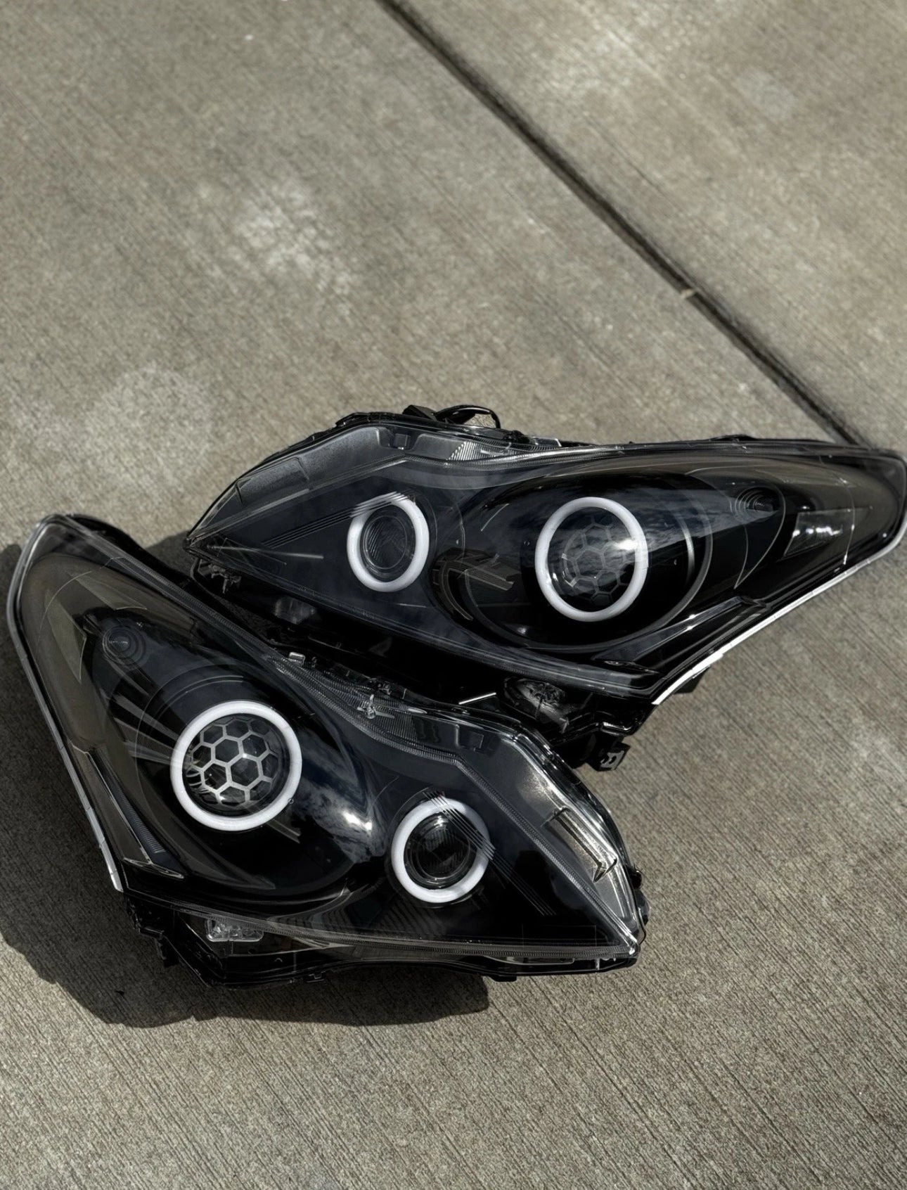 Headlights For Infiniti G37 2010-2013 G25 2011-2012 Left+Right switchback