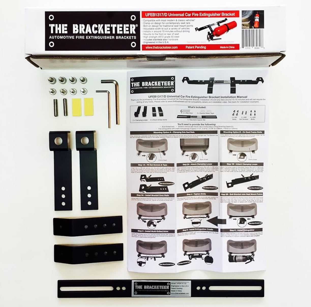 Car Fire Extinguisher Metal Bracket