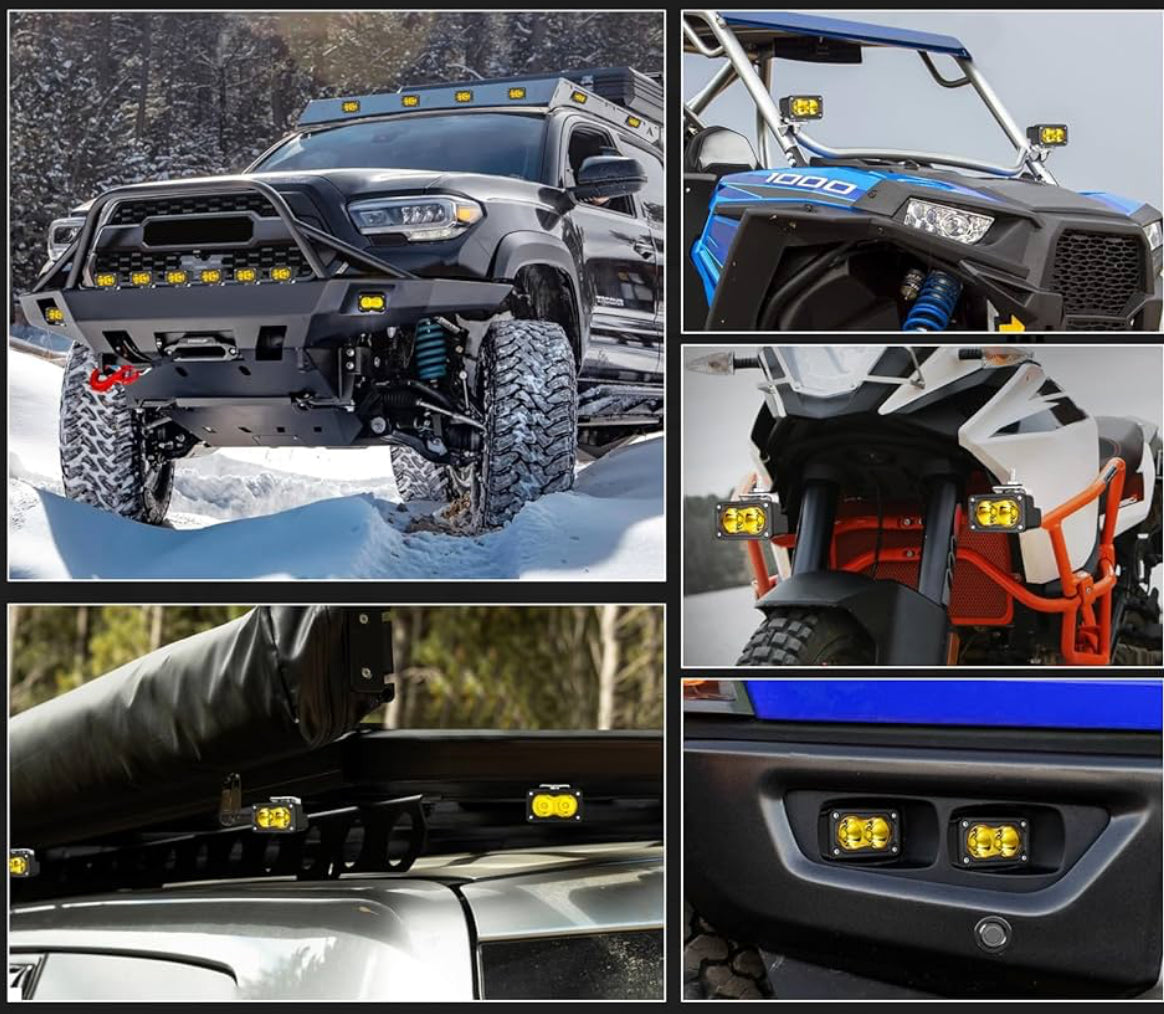 LED Pods 3 Inch CREE LED Off Road Driving Lights