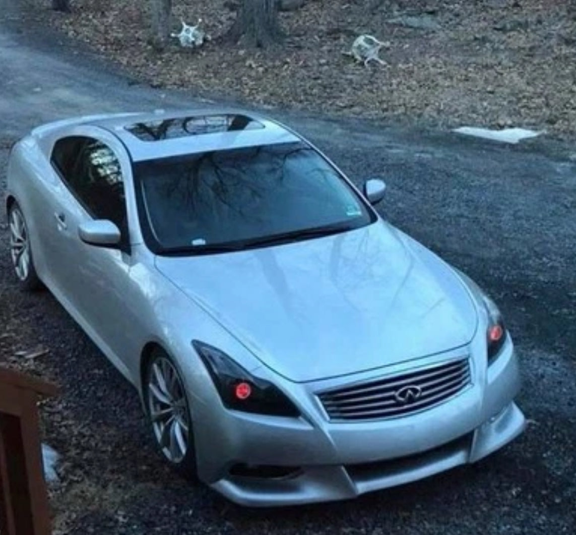 2008-2015 Infiniti G37 Q60 Coupe Projector Headlights RGB Demon Eyes