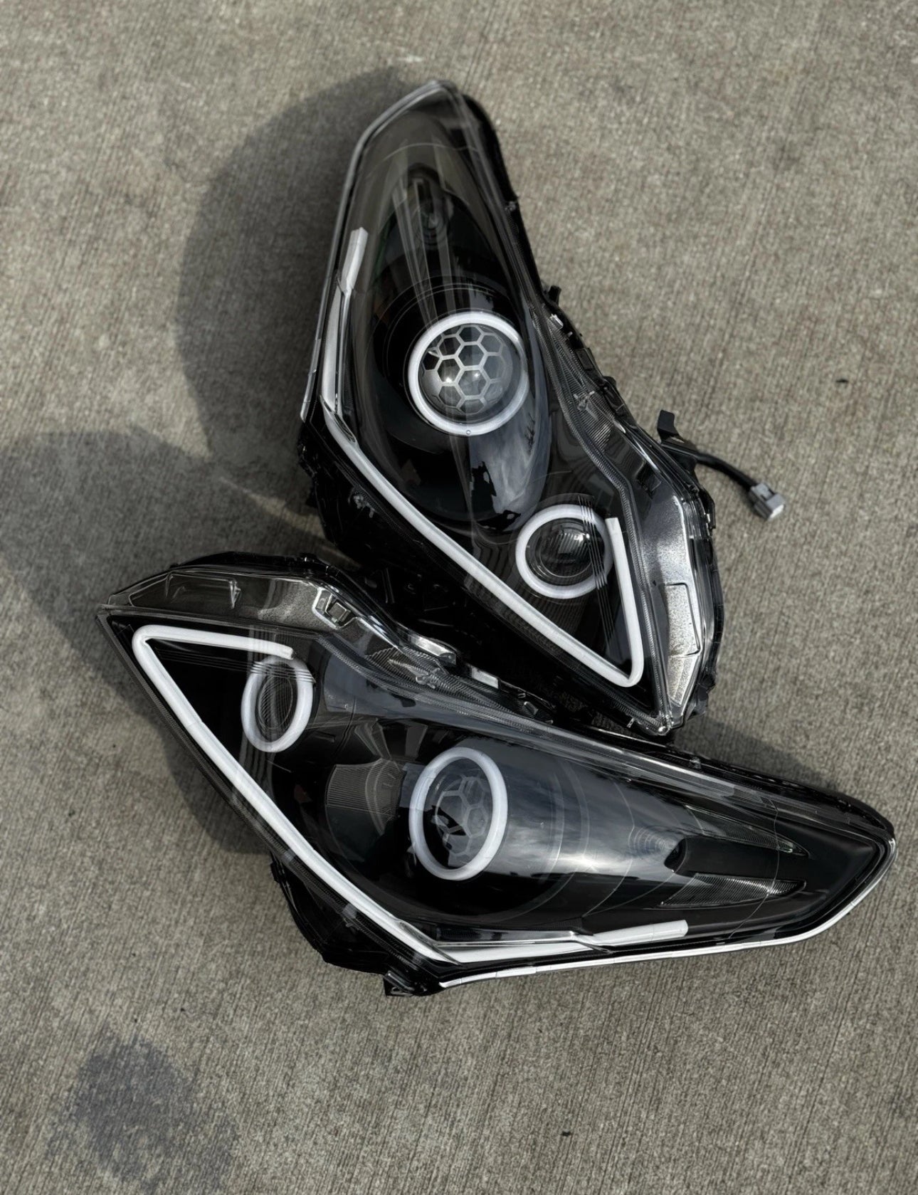 Headlights For Infiniti G37 2010-2013 G25 2011-2012 Left+Right switchback