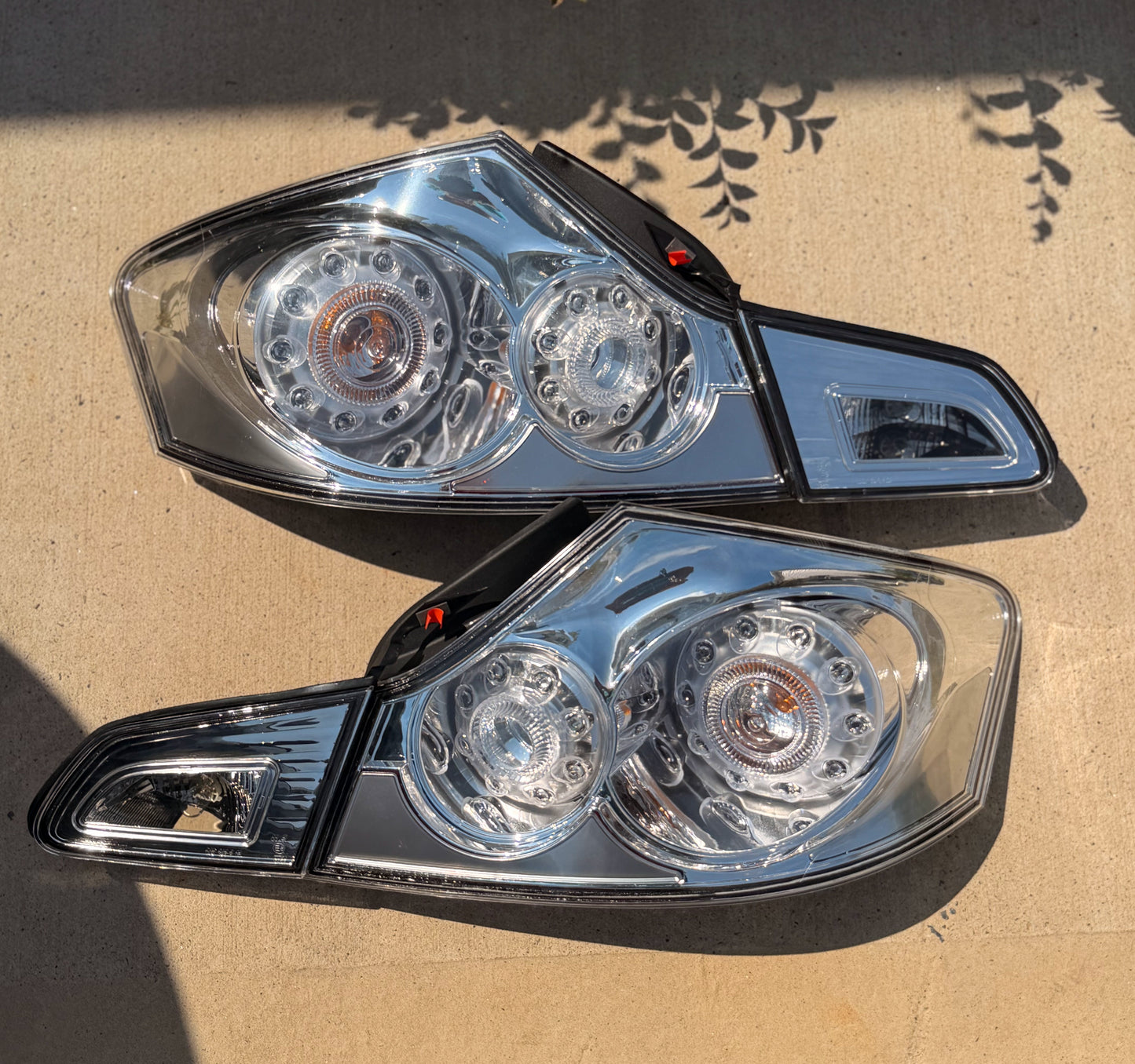 Clear Tail Light Set 2007-2013 Infiniti G35 / G37 Sedan 4D