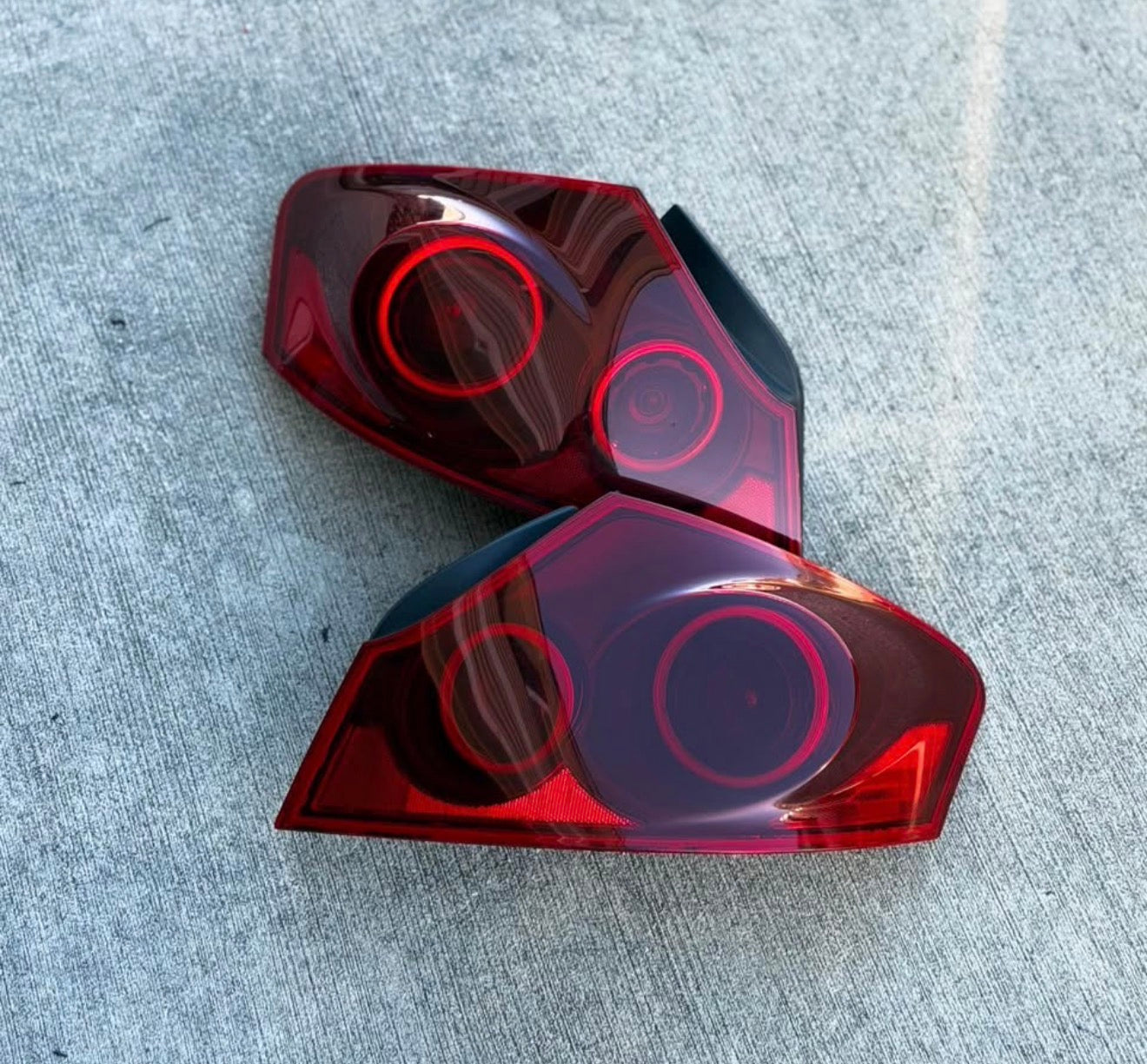 Infiniti G37 Sedan Halo Tail Lights