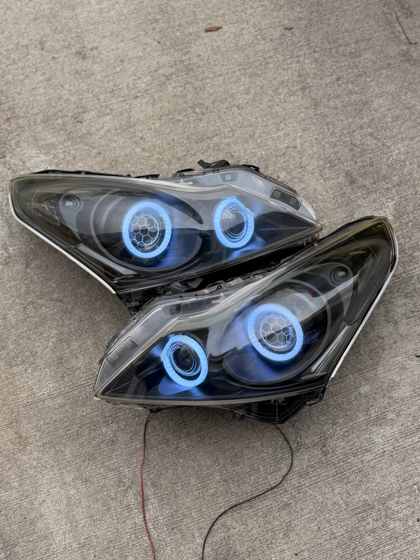 G37 Sedan Halo Headlights