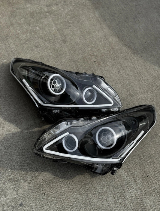 Headlights For Infiniti G37 2010-2013 G25 2011-2012 Left+Right switchback