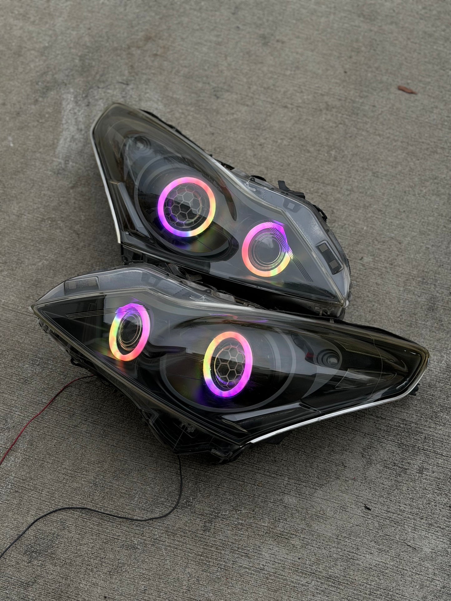 G37 Sedan Halo Headlights