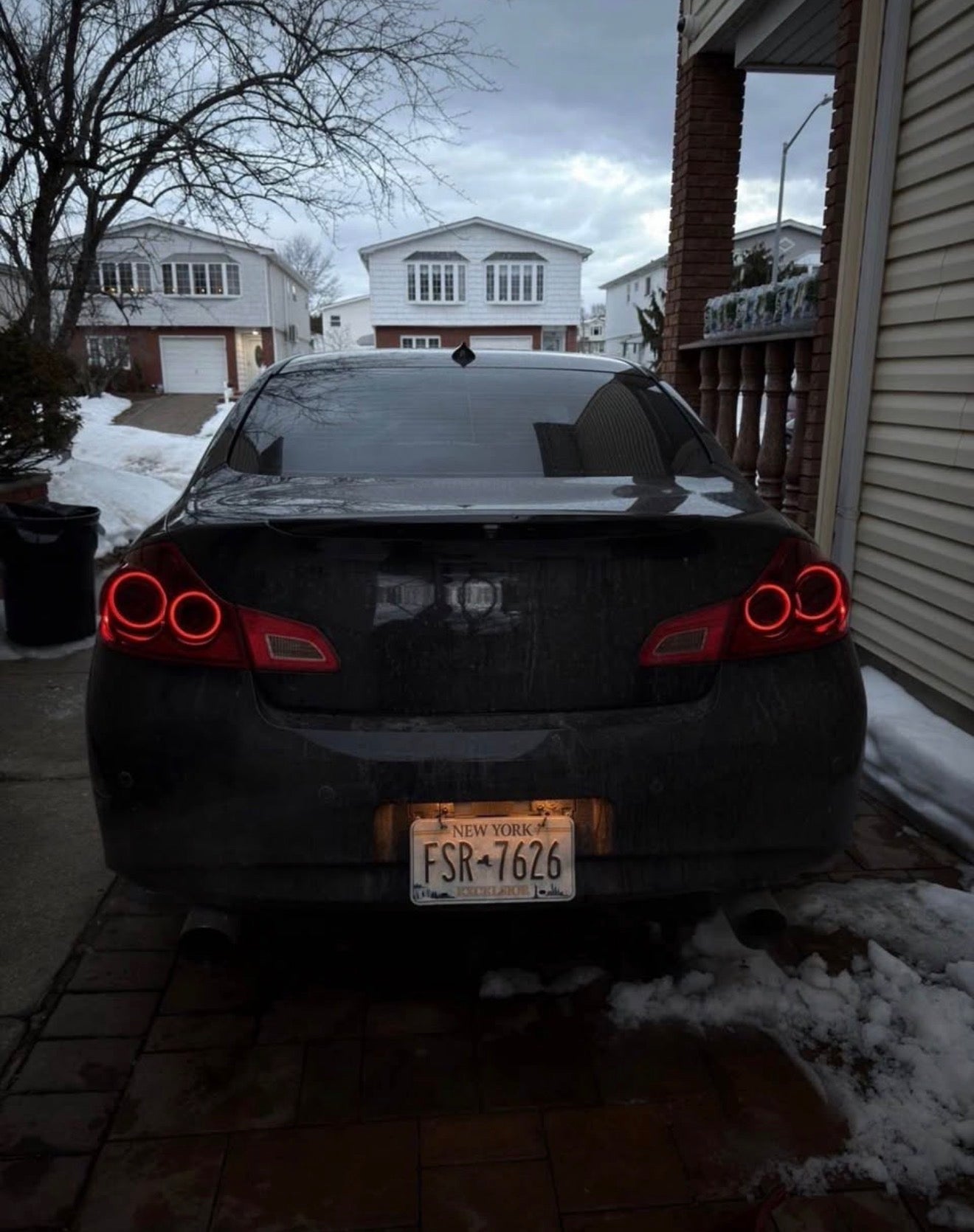 Infiniti G37 Sedan Halo Tail Lights