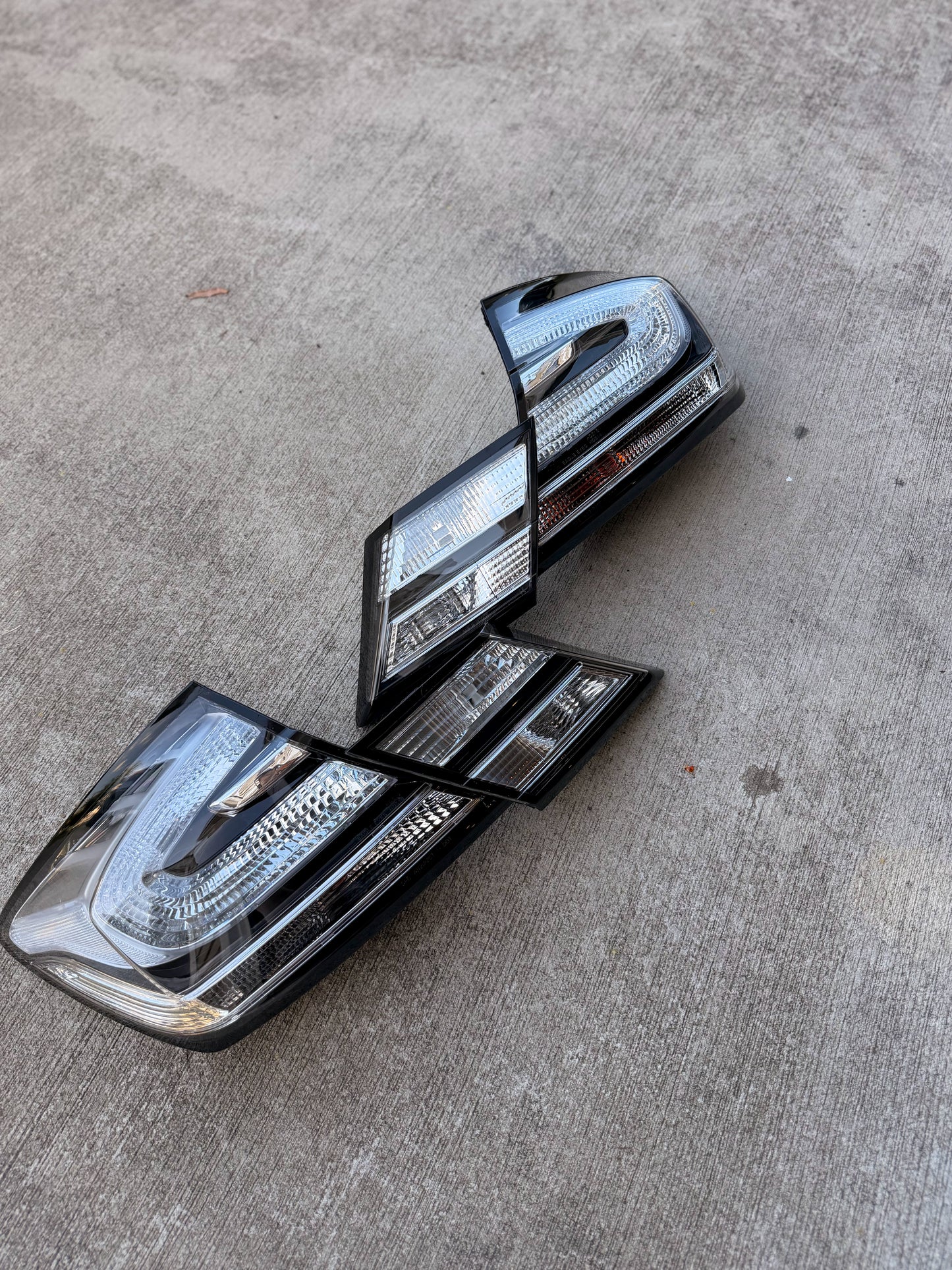 13-15 Civic Sedan Clear Tail Lights