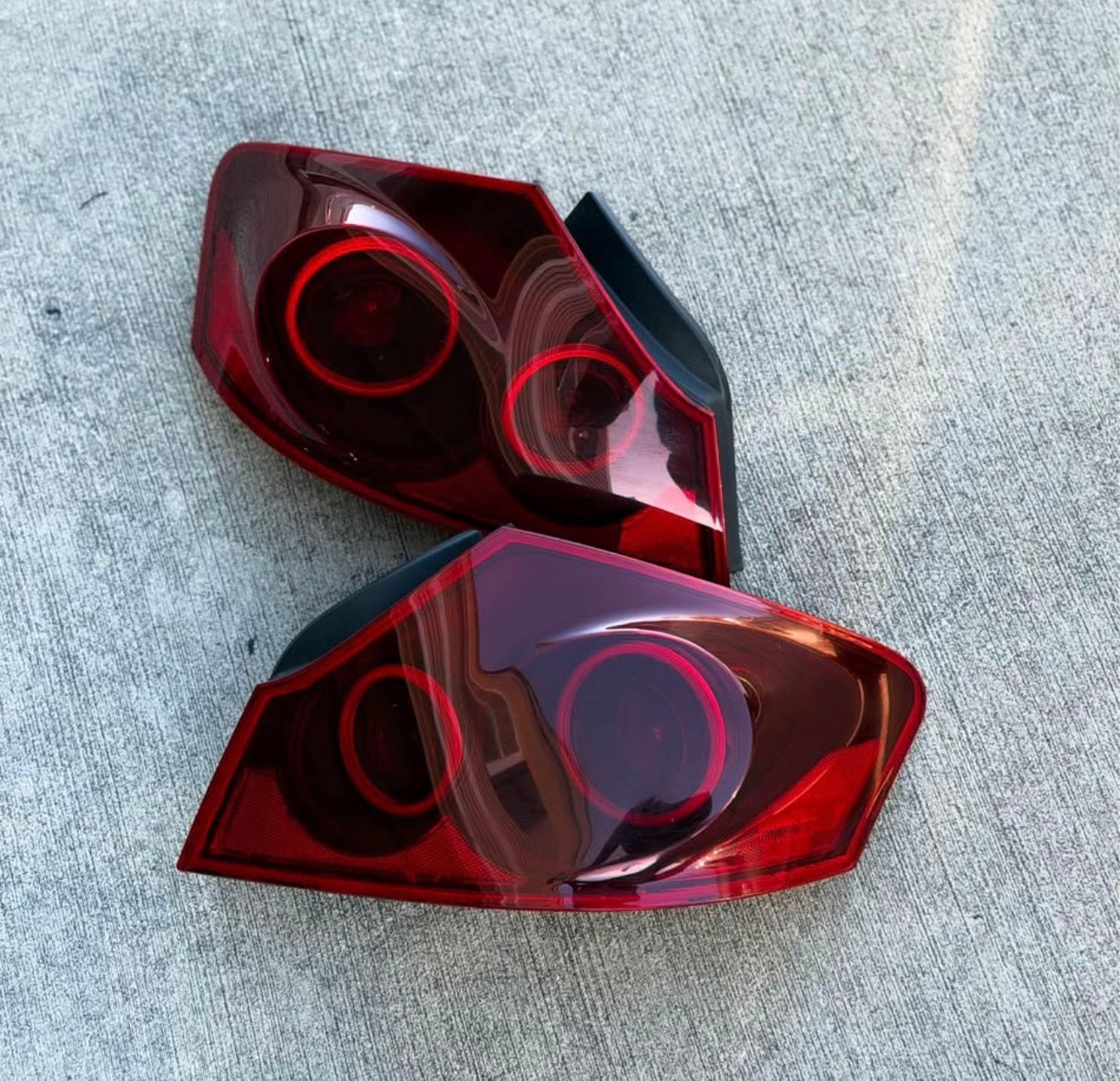 Infiniti G37 Sedan Halo Tail Lights