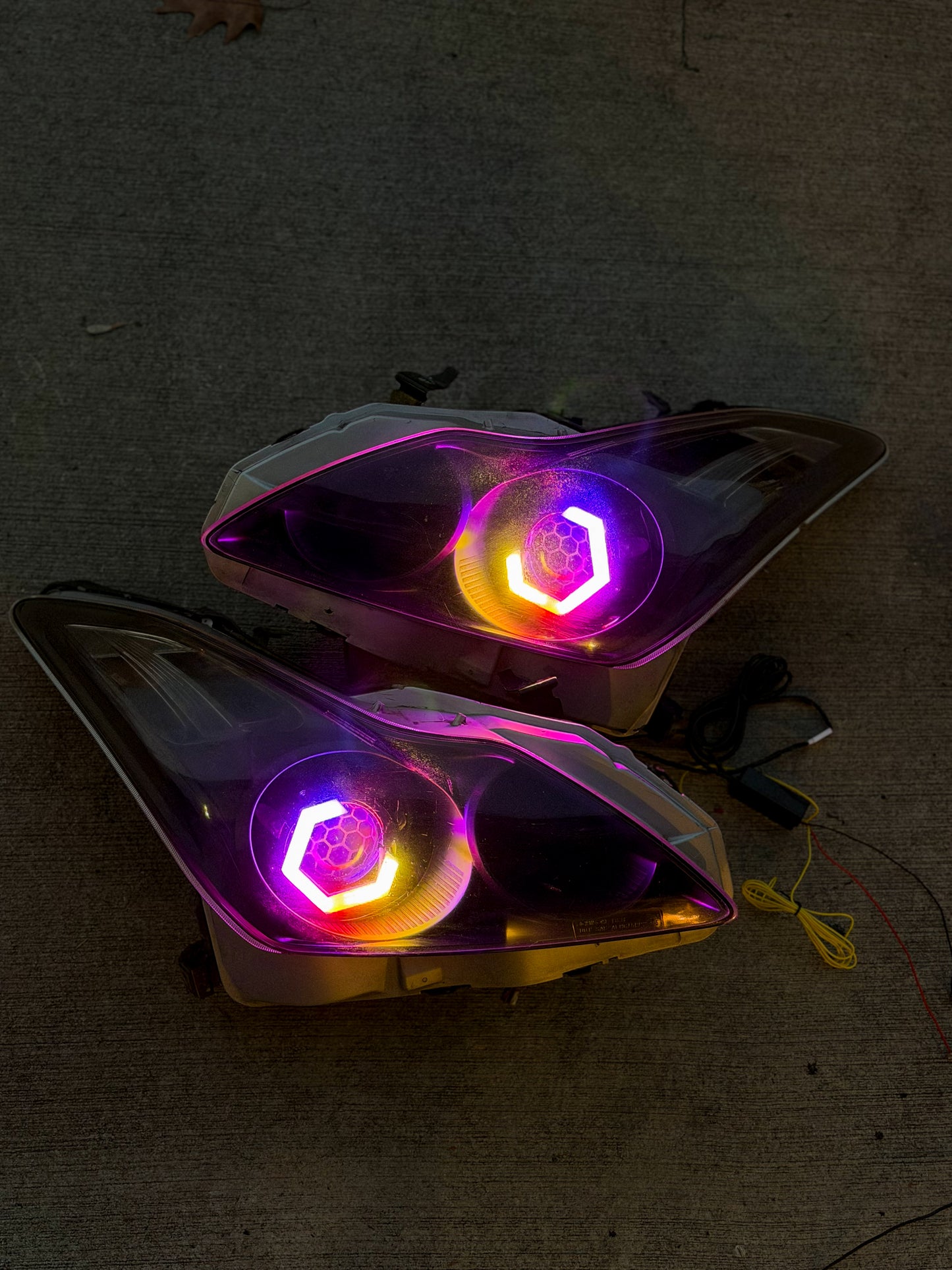 2008-2015 Infiniti G37 Q60 Coupe Halo Headlights *USED*
