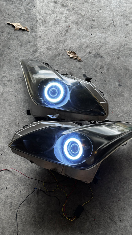 Infiniti G37 Coupe Halo Headlights