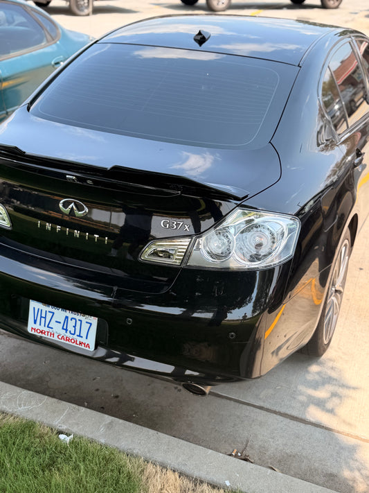 Clear Tail Light Set 2007-2013 Infiniti G35 / G37 Sedan 4D