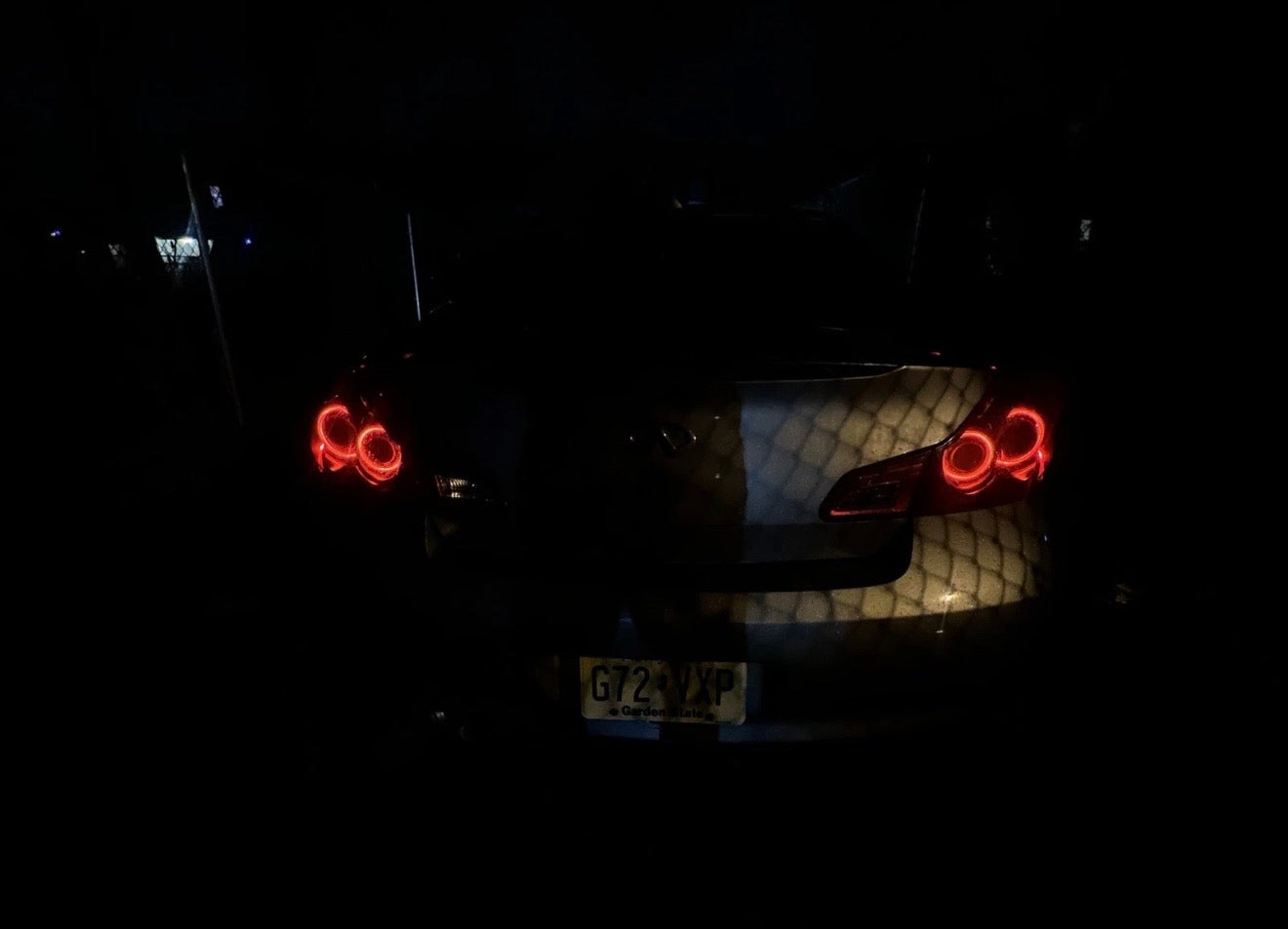 Infiniti G37 V36 G35 Q40 06-14 4dr Sedan Halo Tail Lights