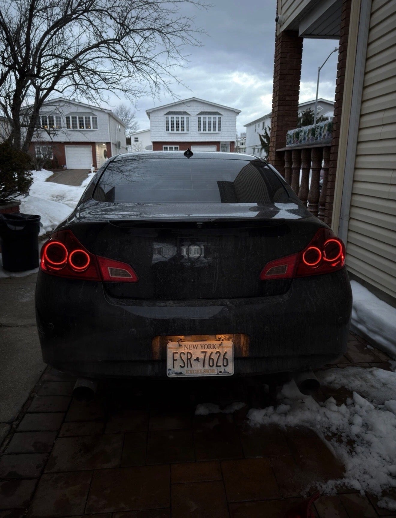 Infiniti G37 V36 G35 Q40 06-14 4dr Sedan Halo Tail Lights