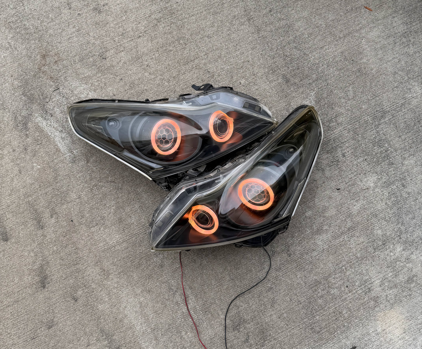 G37 Sedan Halo Headlights