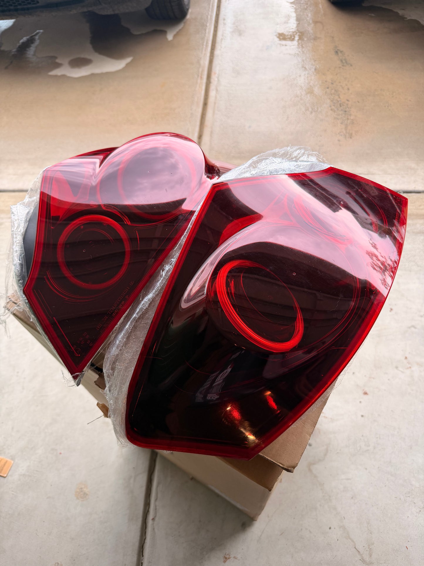 Infiniti G37 V36 G35 Q40 06-14 4dr Sedan Halo Tail Lights