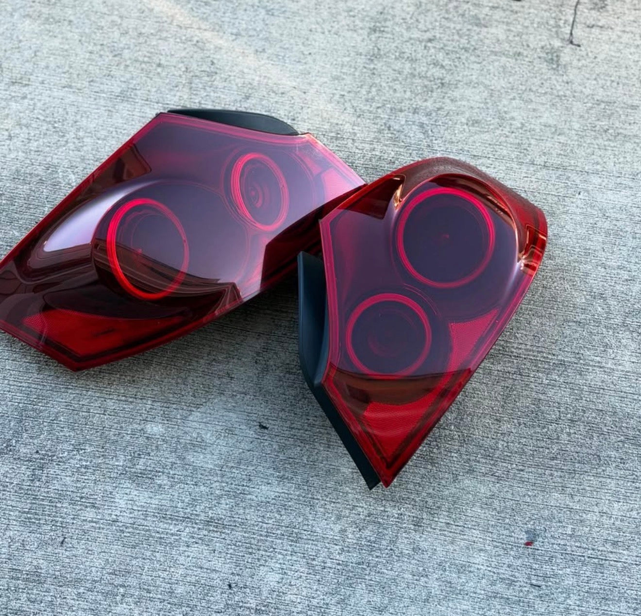 Infiniti G37 Sedan Halo Tail Lights