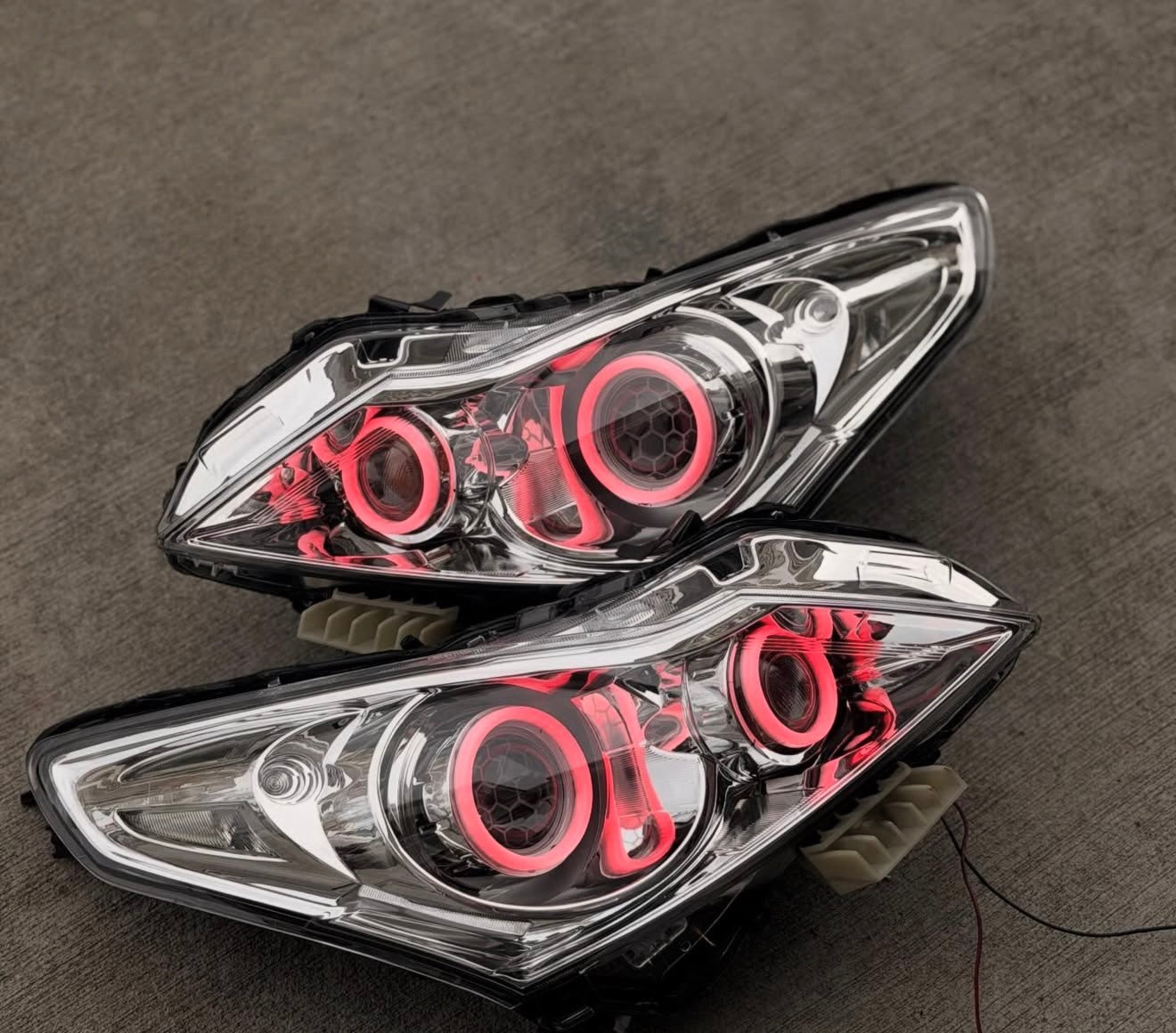 G37 Sedan Clear Headlight & Tail Light Bundle