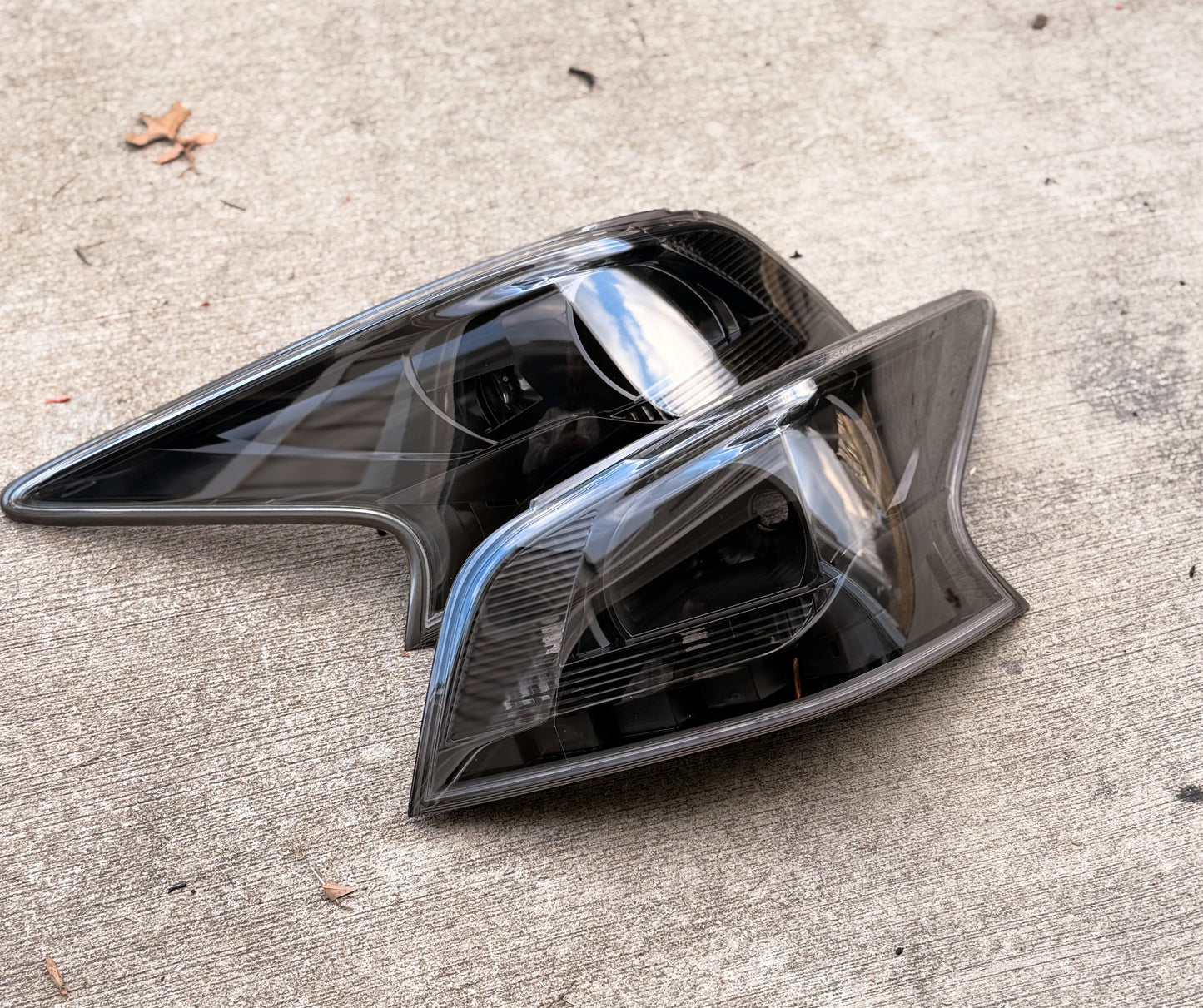 13-15 Altima Clear Tail lights black