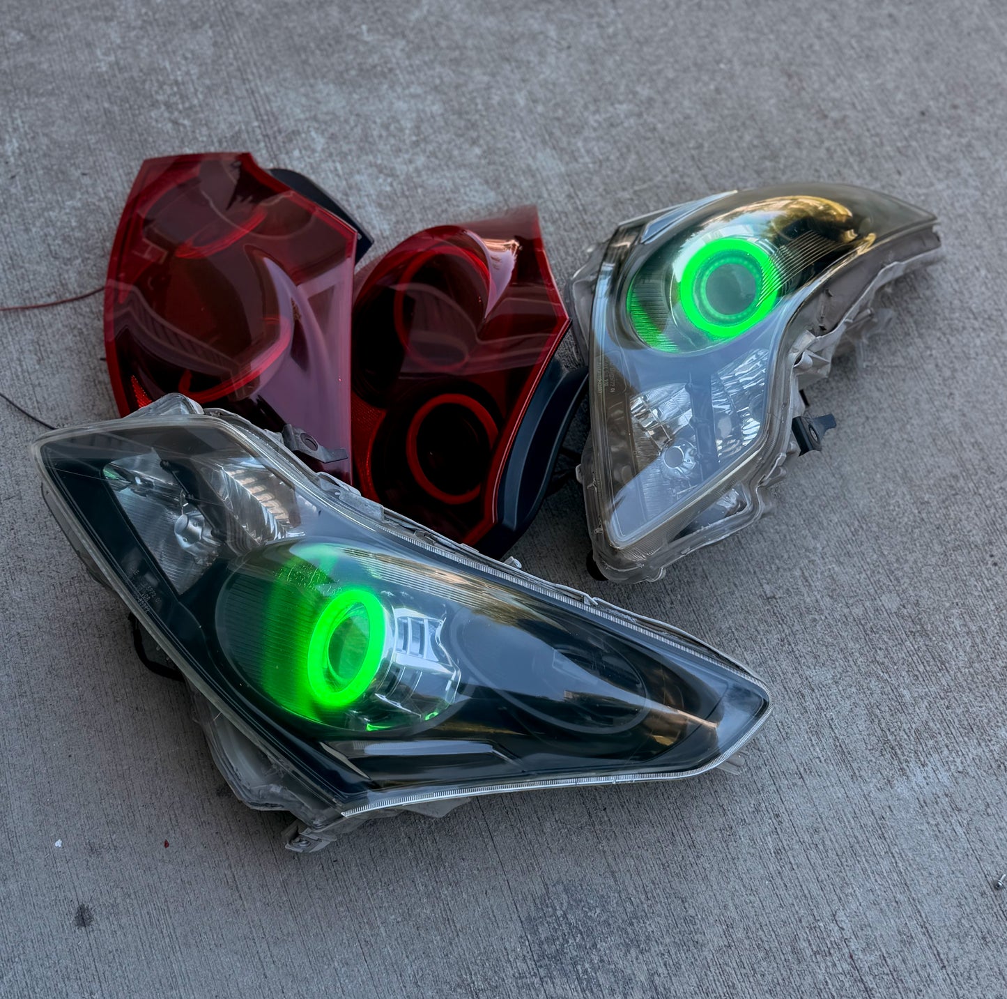 07-09 G35/G37 SEDAN Halo Headlights and Halo Tail Light Bundle