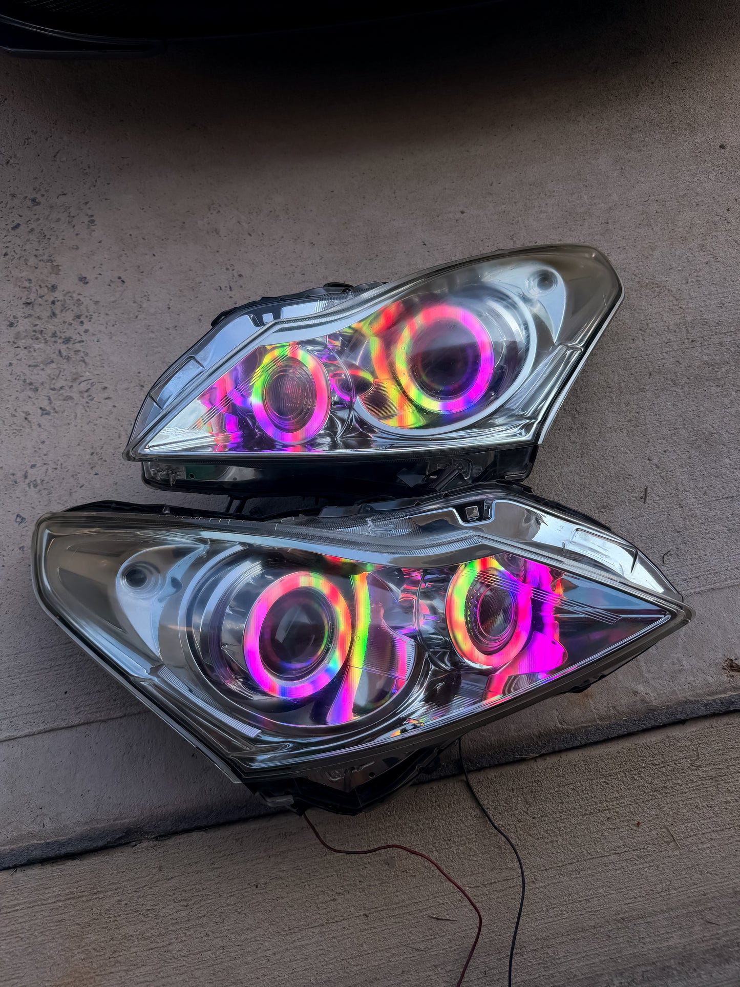 G37 Sedan RGB Halo Headlight