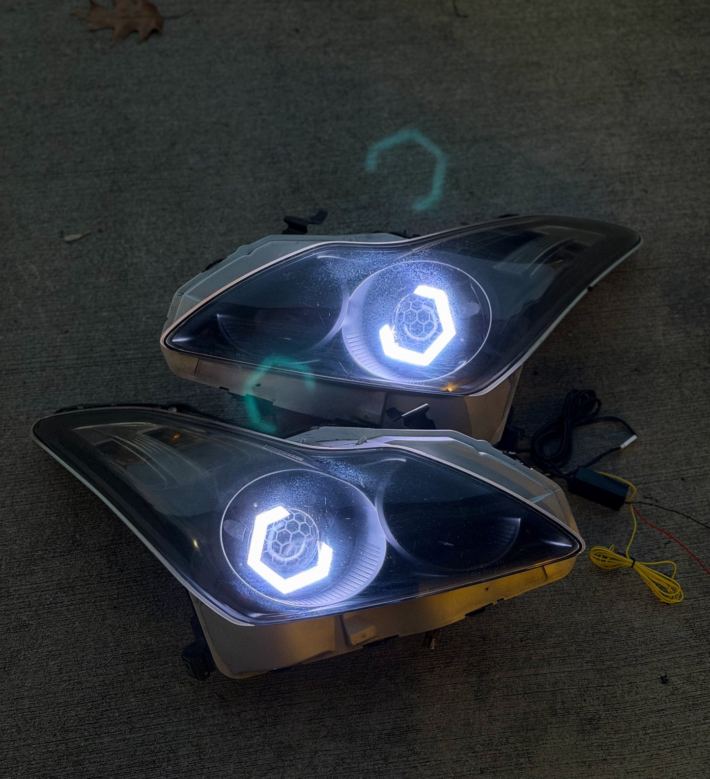 2008-2015 Infiniti G37 Q60 Coupe Halo Headlights *USED*