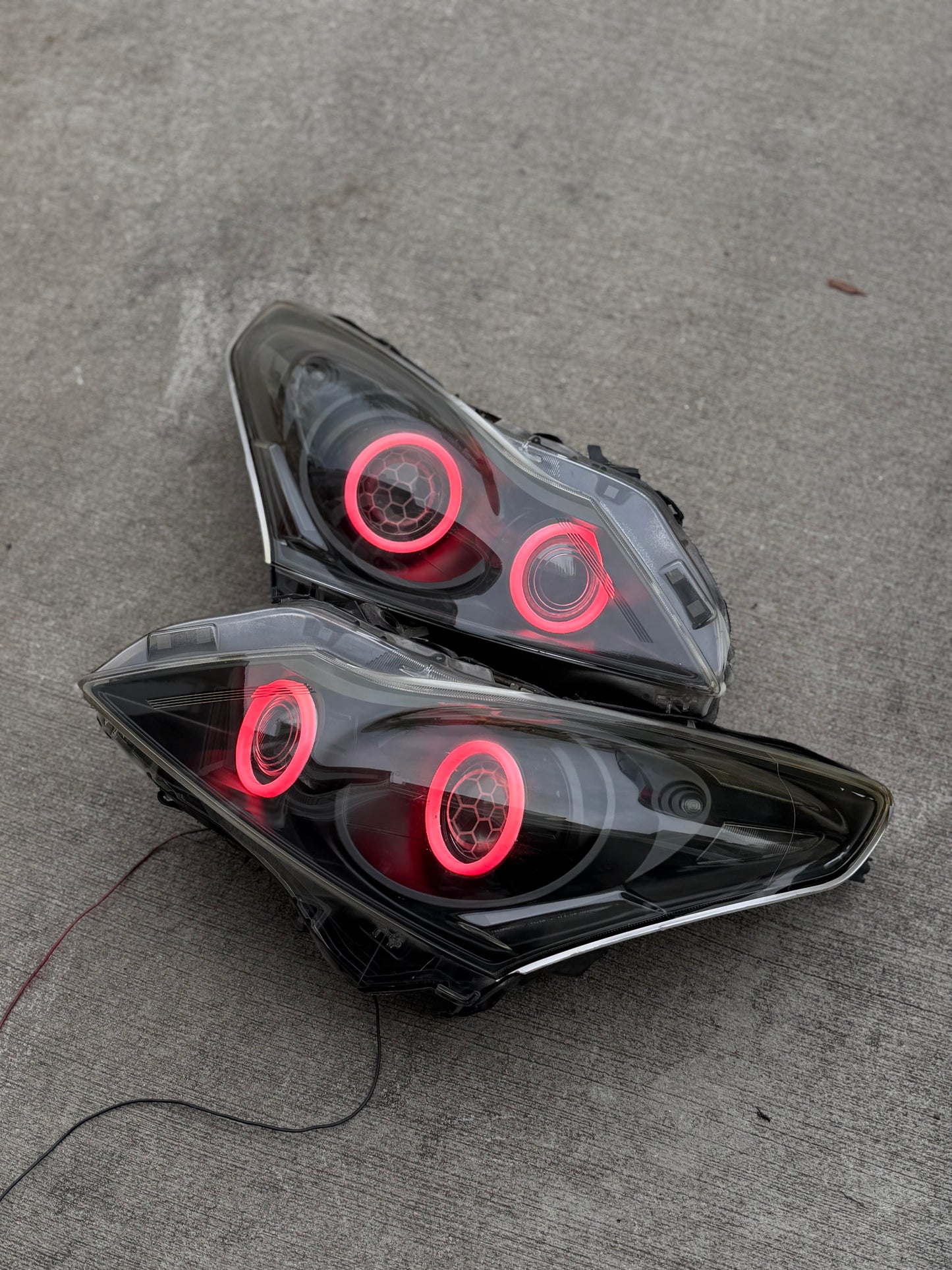 G37 Sedan Halo Headlights