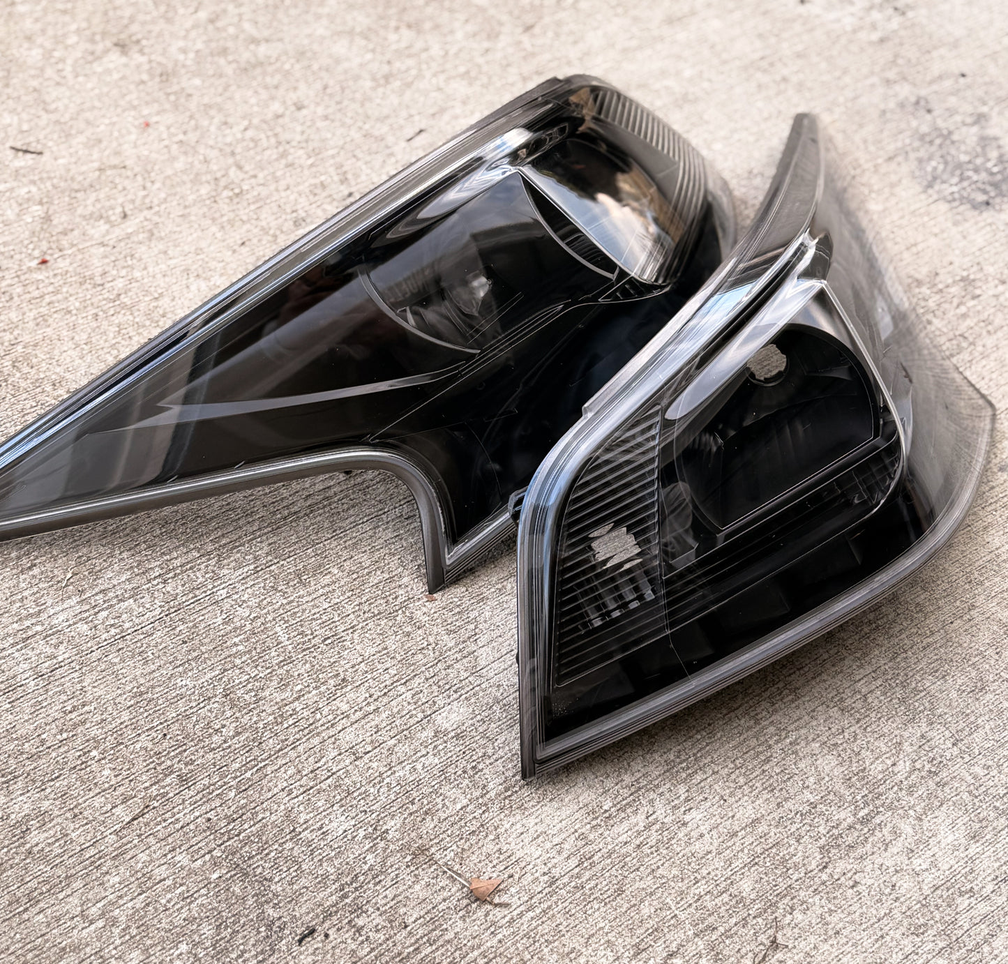13-15 Altima Clear Tail lights black