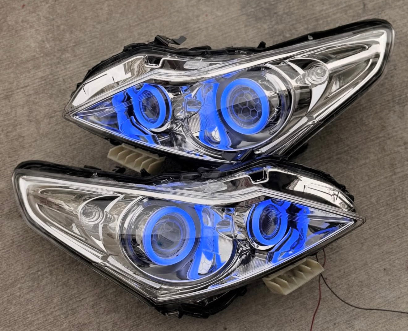G37 Sedan Clear Headlight & Tail Light Bundle