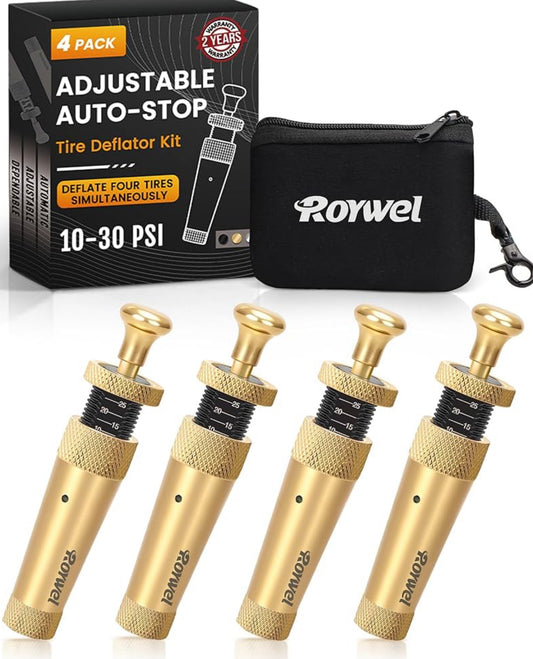 Auto-Stop Tire Deflator kit 10-30PSI