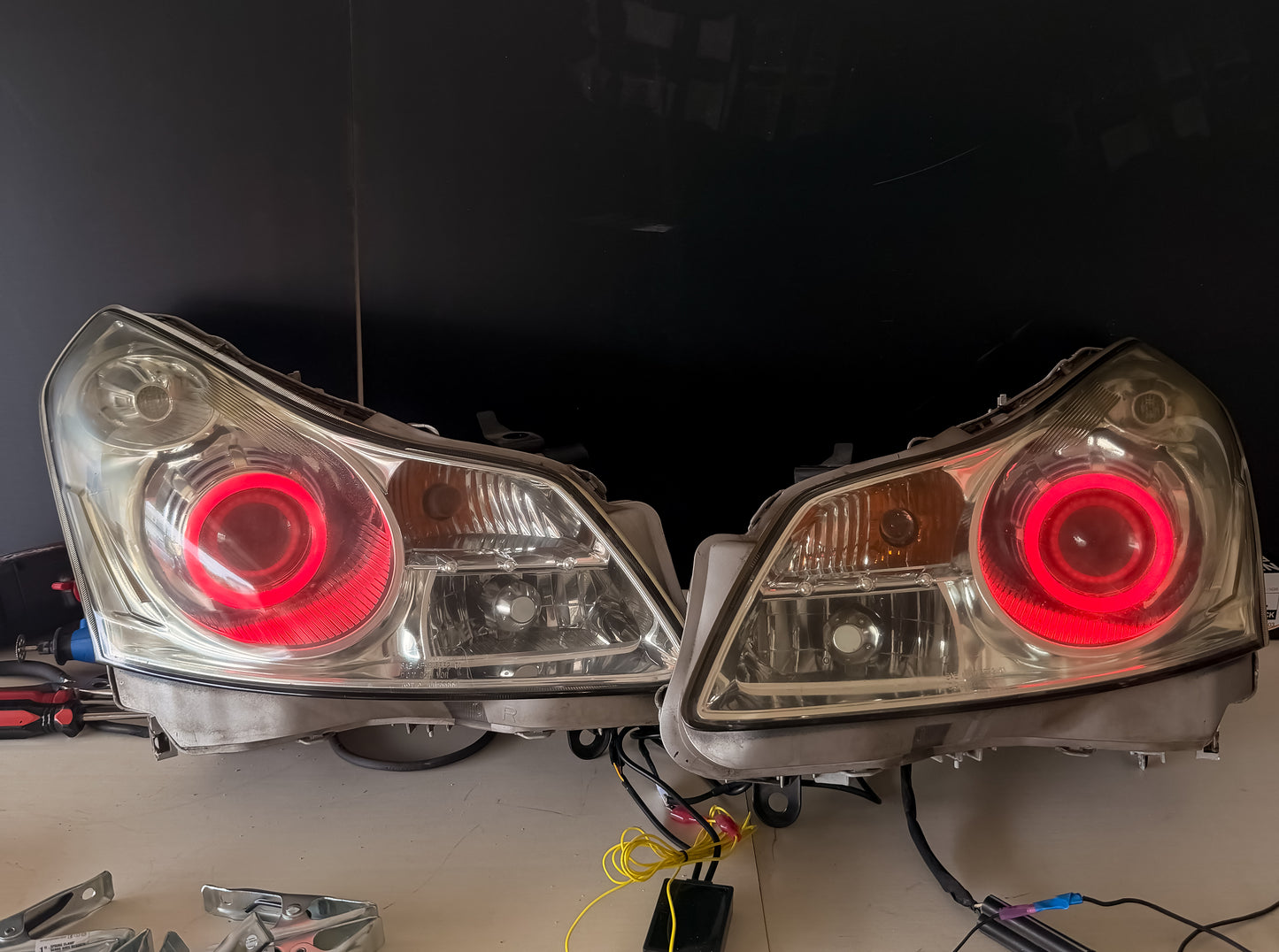 07-09 Infiniti G37 Sedan RGB Headlights