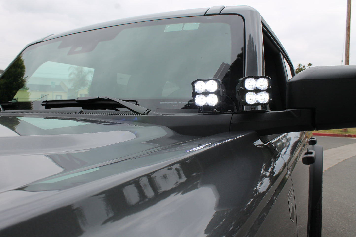 2022+ Ford Bronco Raptor Hood Mount/Ditch Lights/Pillars - PRO