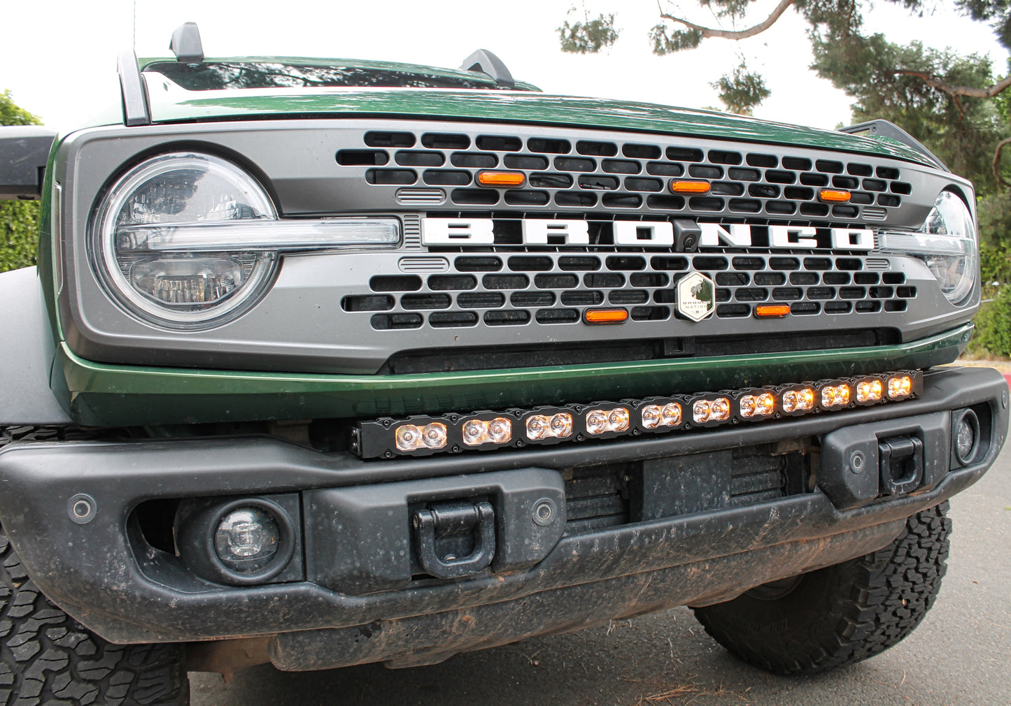 2021+ Ford Bronco Capable Bumper 40in Light Bar - PRO